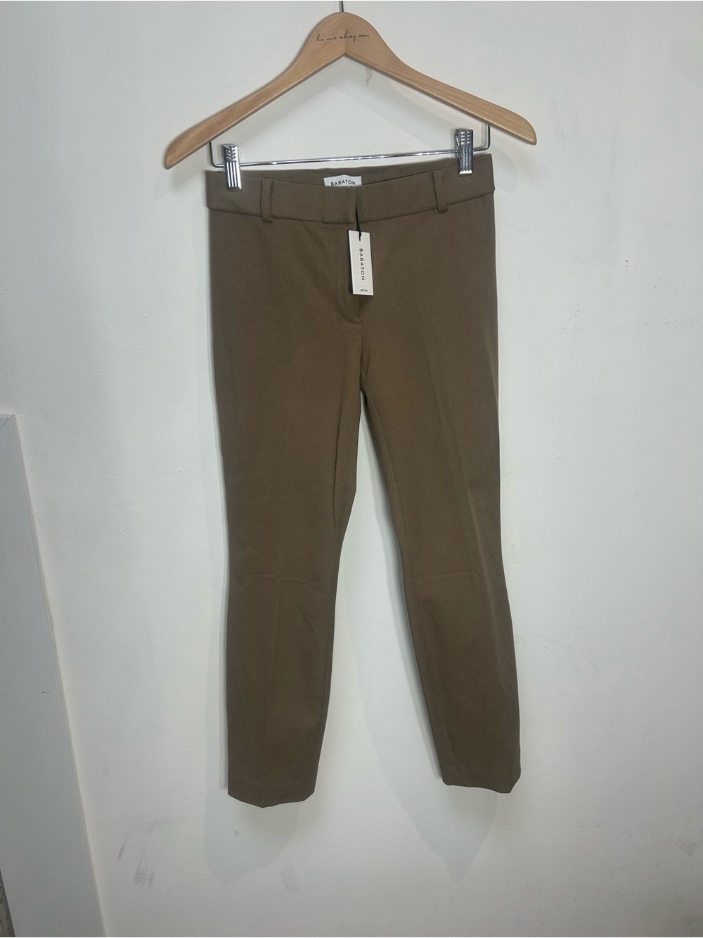 Babaton  Brown Slim Ponte Trousers
